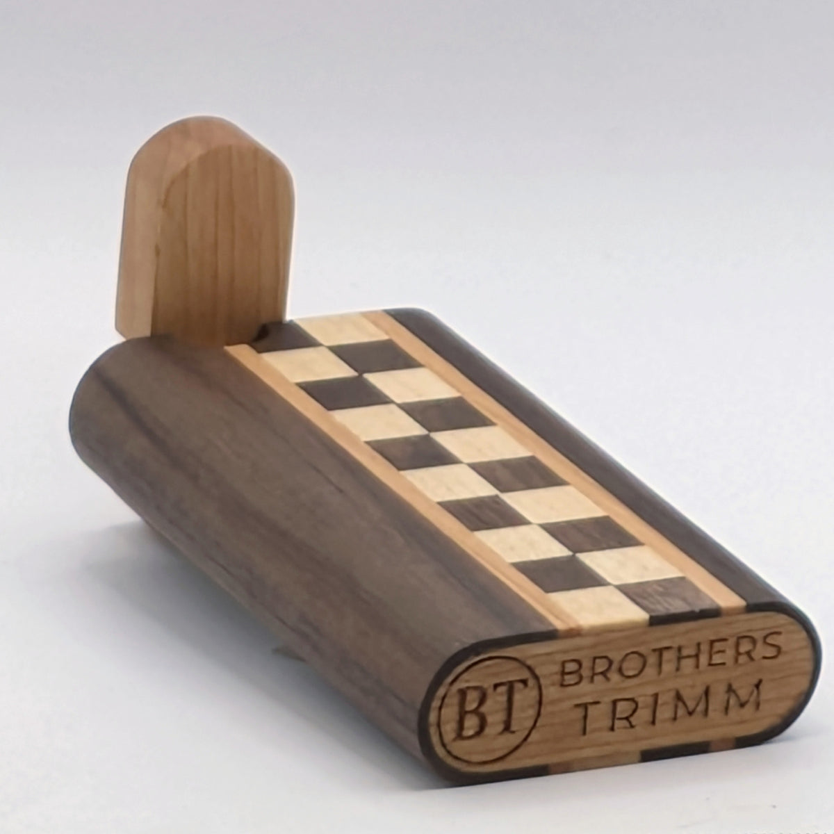 Tesseract – Shadowstep | Handcrafted Hardwood Pocket Dugout Set with Swivel Lid