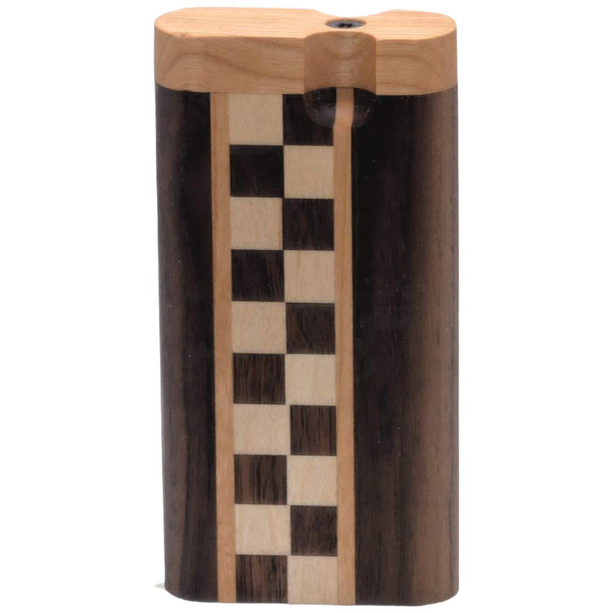 Tesseract – Shadowstep | Handcrafted Hardwood Pocket Dugout Set with Swivel Lid