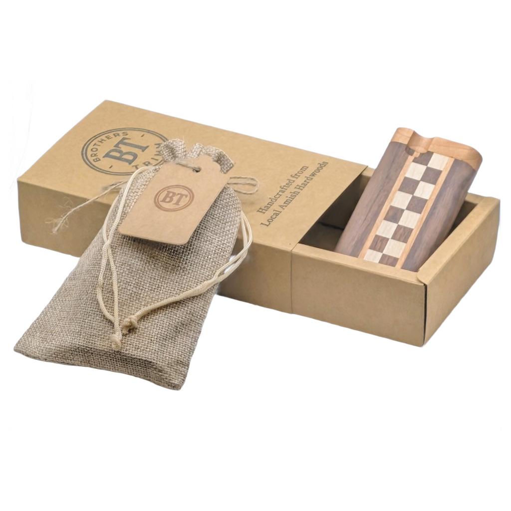 Tesseract – Shadowstep | Handcrafted Hardwood Pocket Dugout Set with Swivel Lid