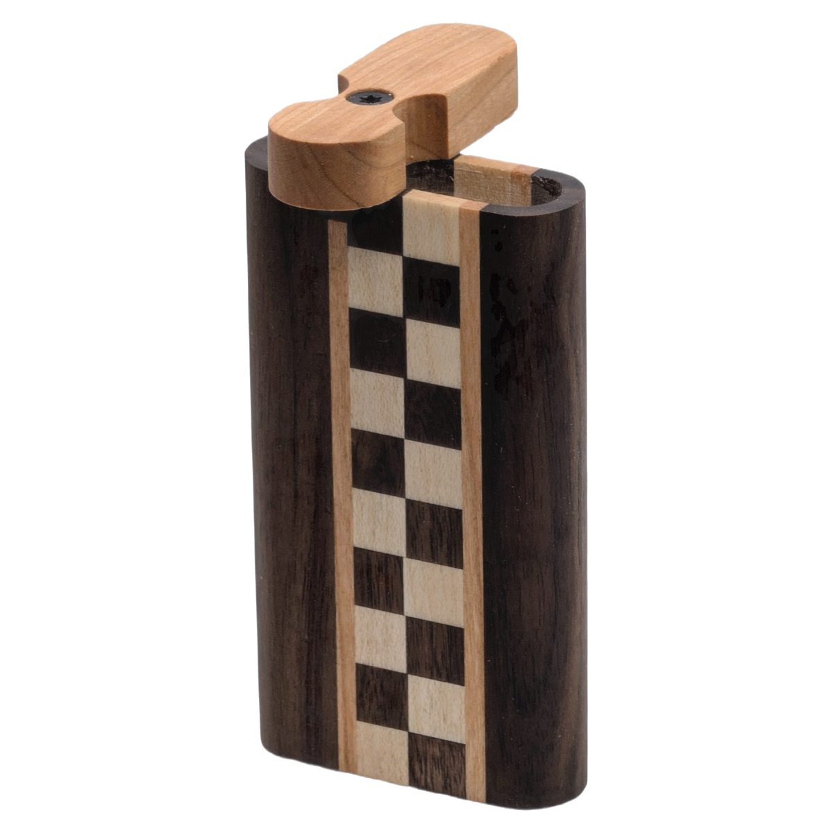 Tesseract – Shadowstep | Handcrafted Hardwood Pocket Dugout Set with Swivel Lid